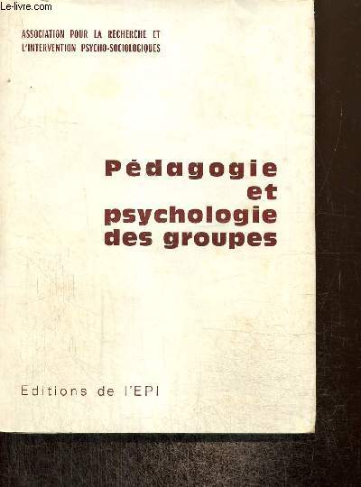Pdagogie et psychologie de groupe