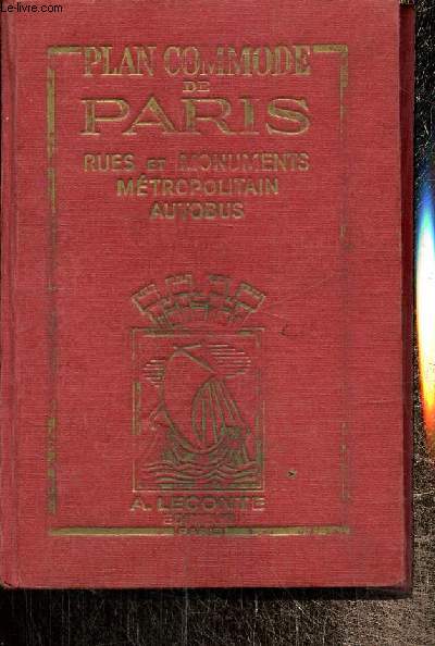 Guide indicateur des rues de Paris avec les stations du Mtropolitain les plus proches