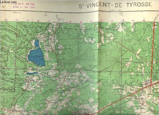 Carte : St Vincent-de-Tyrosse - Flle XIII-43 - Collectif - 1954 - Afbeelding 1 van 1