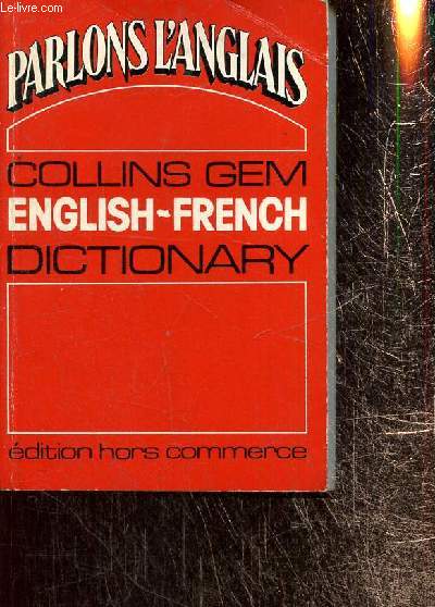 Parlons l'anglais : English-French dictionary
