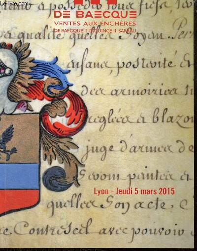 Catalogue : Autographes, manuscrits du XIIIe sicle  nos jours, bande dessine