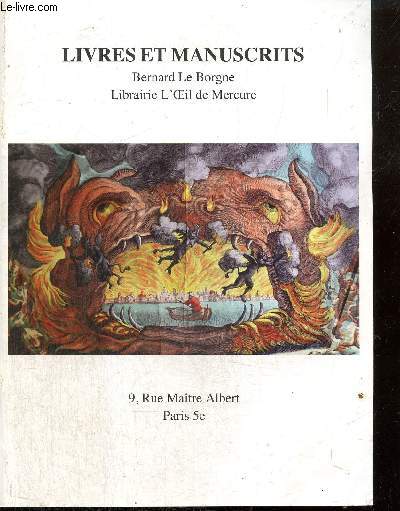 Catalogue : Livres et manuscrits