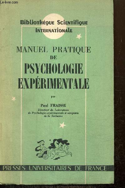 Manuel pratique de psychologie exprimentale (Collection 