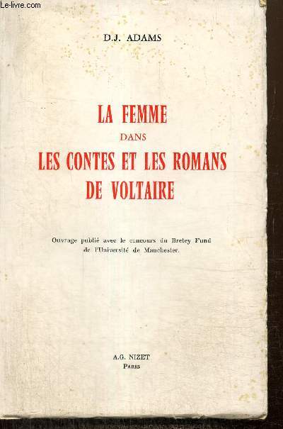 La femme dans les contes et les romans de Voltaire