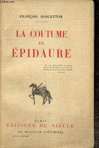 La coutume en Epidaure