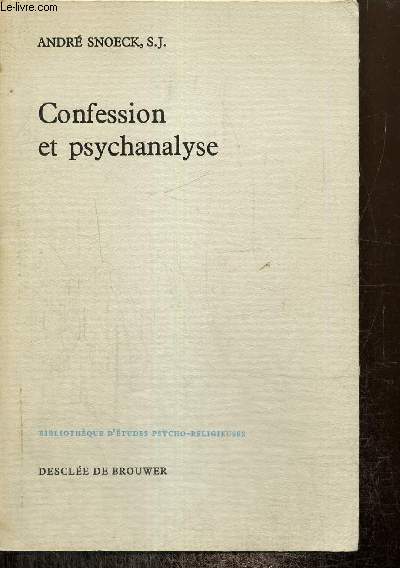 Confession et psychanalyse