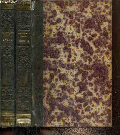 OEuvres de Millevoye, prcdes d'une notice biographique et littraire par de Pongerville, tomes I et II (2 volumes)