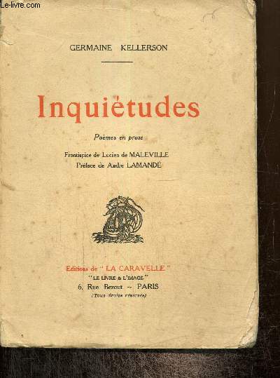 Inquitudes - Pomes en prose