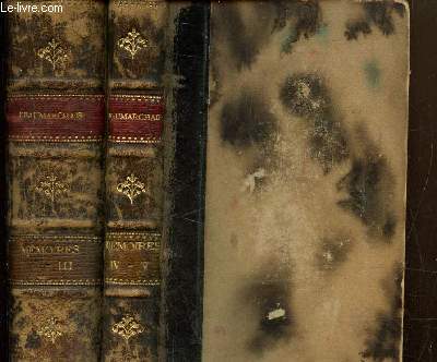 Mmoires de Beaumarchais, tomes I  V (2 volumes)