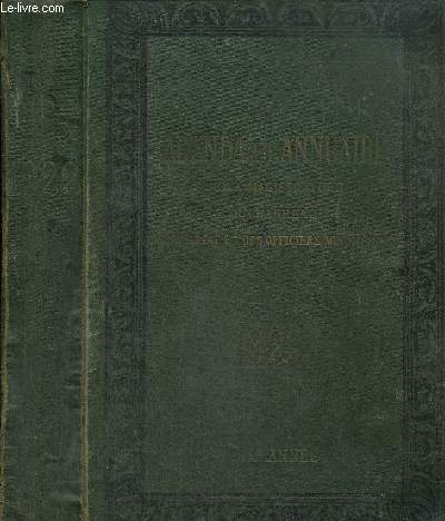 Agenda et annuaire de la magistrature du barreau du notariat, des officiers ministriels et de l'enregistrement - France, Algrie, colonies - Soixante-seizime anne, 1922