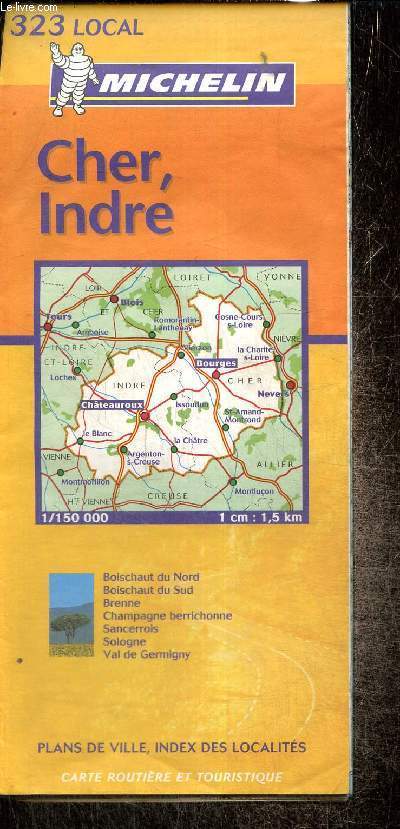 Carte n323 : Cher, Indre