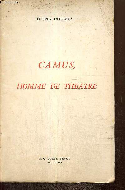 Camus, homme de thtre