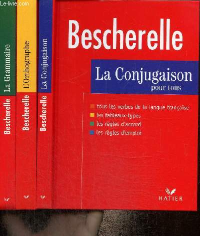 Coffret Bescherelle : La Conjugaison pour tous / La Grammaire pour tous / L'Orthographe pour tous