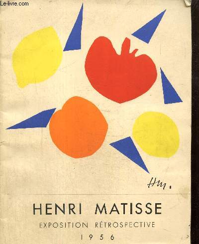 Rtrospective Henri Matisse : 28 juillet - 18 novembre, 1956
