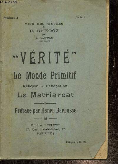 Borchure n2, Srie I, tir des oeuvres de C. Renooz : 