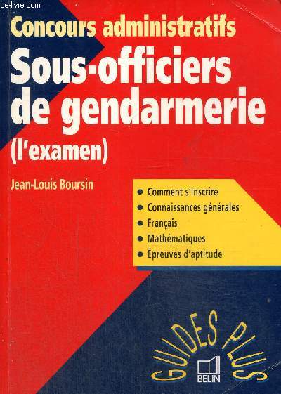Sous-officiers de gendarmerie (l'examen)