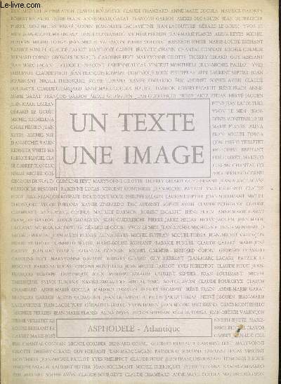 Un texte, un image