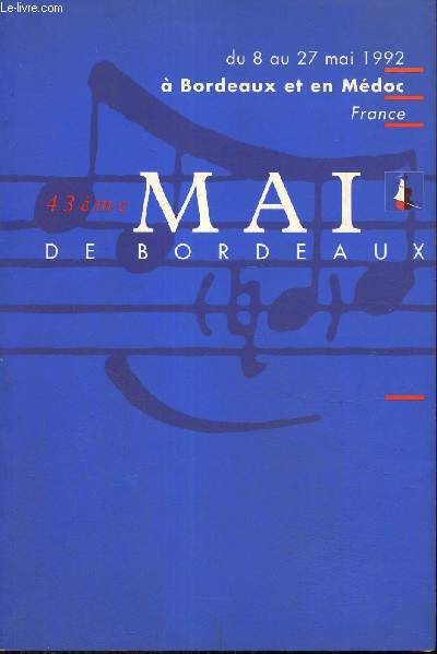 43me mai de Bordeaux, du 8 au 27 mai 1992