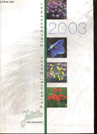 Catalogue : Jelitto - Perennial Seeds, Staudensamen