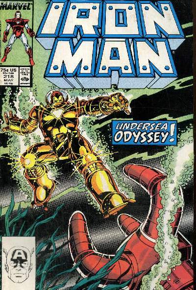 Iron Man, volume 1, n218 (mai 1987) : Undersea Odyssey !
