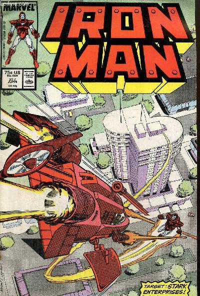 Iron Man, volume 1, n217 (avril 1987) : Target, Stark Enterprises !