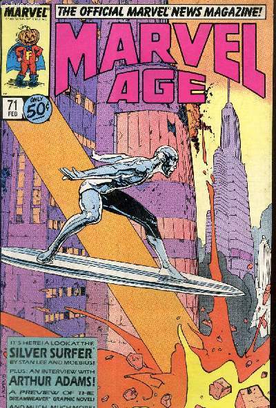 Marvel Age, volume 1, n71 (fvrier 1989)