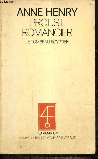Proust romancier - Le tombeau gyptien