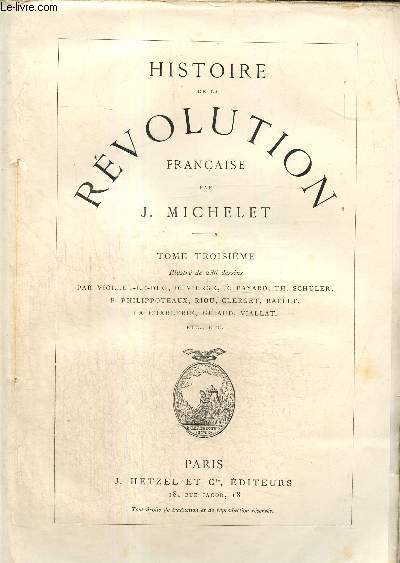 Histoire de la Rvolution Franaise, tome III