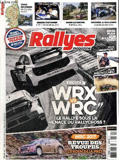 Rallyes magazine, n267 (juillet-aot 2016) :