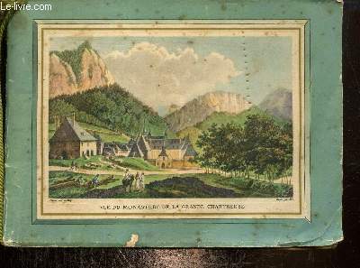 Plaquette  tirage limit reproduisant les vieilles estampes les plus originales parues sur la Grande Chartreuse