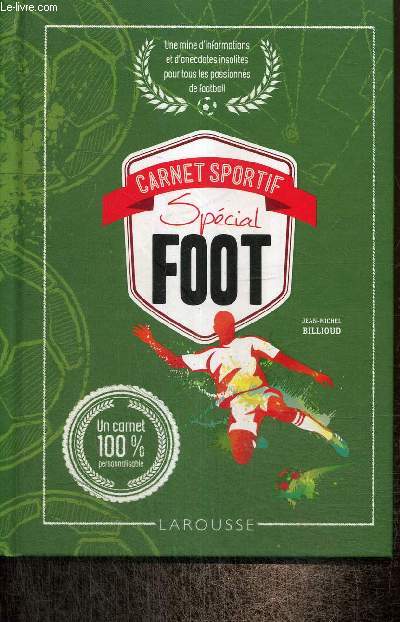 Carnet sportif - Spcial foot