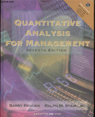 Quantitative analysis ofr management