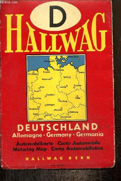 Carte : Deutschalnd / Allemagne / Germany / Germania