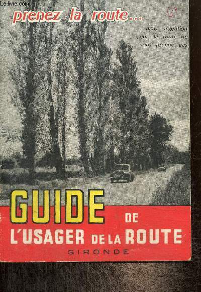 Guide de l'usager de la route - Gironde