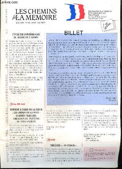 Les chemins de la mémoire, n°50 (mai 1995) : Théâtre, 