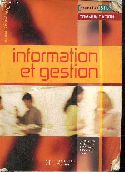 Information et gestion - Premire STG Communication