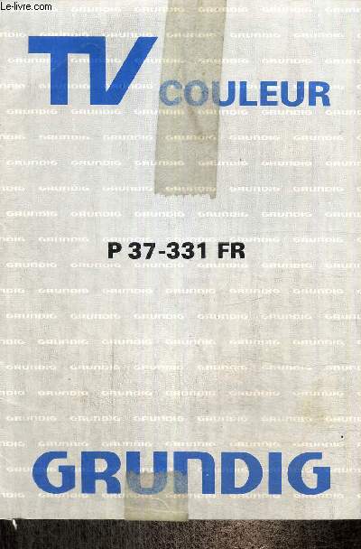 TV couleur Grunding, P37-331 FR