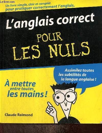 L'anglais correct pour les nuls