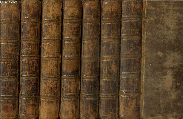 Plutarch's Lives in eight volumes, tomes I  VIII (7 volumes, tome IV manquant)