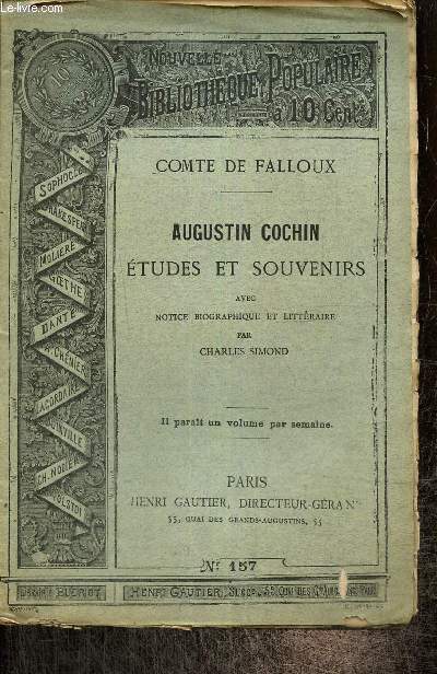 Augustin Cochin, tudes et souvenirs (Collection 
