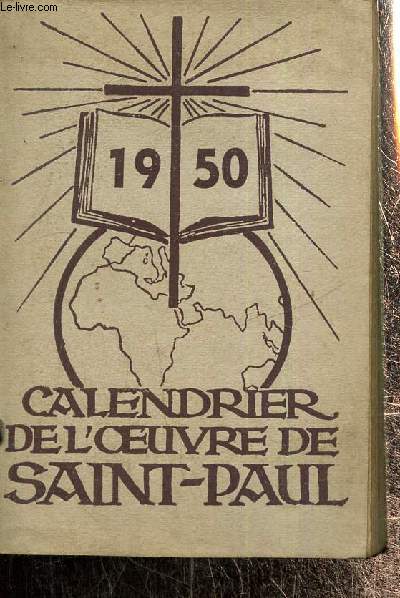 Calendrier de l'OEuvre de Saint-Paul