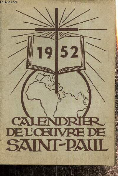 Calendrier de l'OEuvre de Saint-Paul