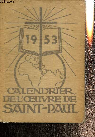 Calendrier de l'OEuvre de Saint-Paul