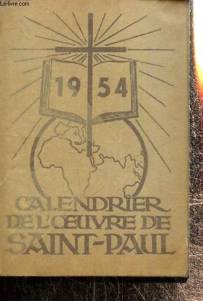 Calendrier de l'OEuvre de Saint-Paul