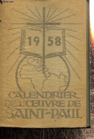 Calendrier de l'OEuvre de Saint-Paul