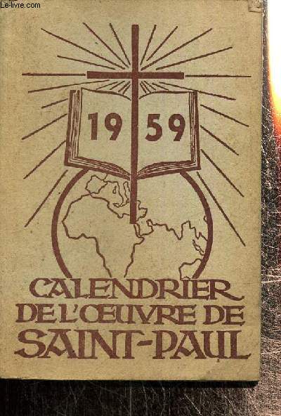 Calendrier de l'OEuvre Saint-Paul
