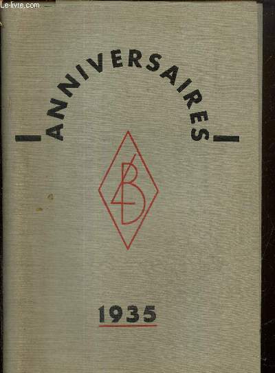 Anniversaires, srie 1935 : Richelieu, Dupuytren, Ronsard, Champlain, Saint-Sans, L'amiral Courbet