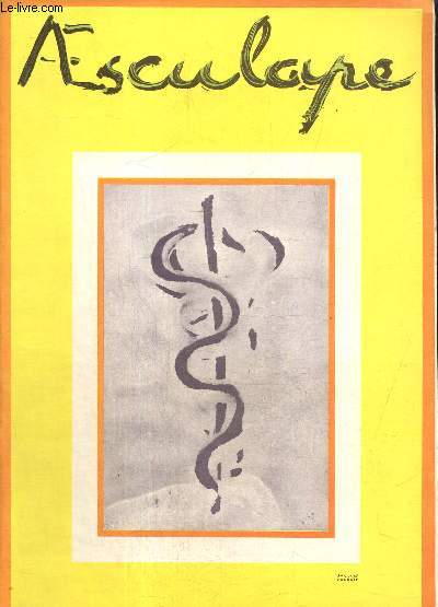 Aesculape, 43e anne (octobre 1960) : Les bijoux qui vivent (Eliane Maingot) / Le peintre Gabriel Godard (Raymond de Cazenave) /...