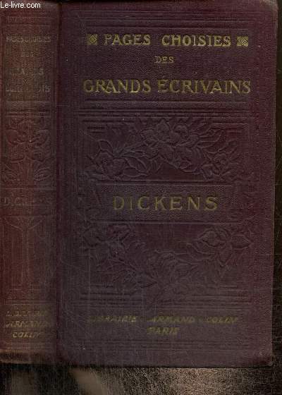 Pages choisies des grands crivains : Dickens