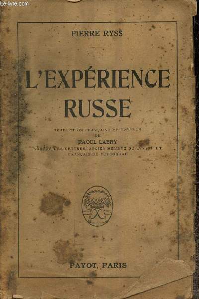 L'exprience russe